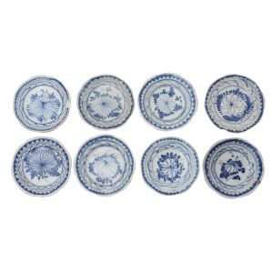 Set of 8 Ancient Chinese Bowls