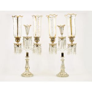 Crystal Candelabras By Anonymous - Decorative Object