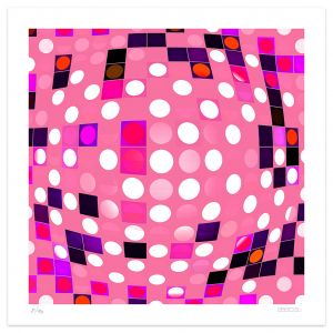 Pink Composition by Dadodu - Contemporary Art Print