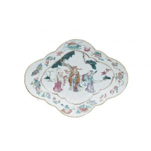 Chinese Shaped-Oval Tray
