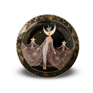 Queen of the Night Plate by Ertè - Decorative Object