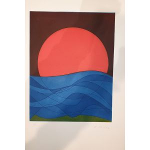 Plate I from Suns/Landscapes by Roberto Crippa - Contemporary Artwork 