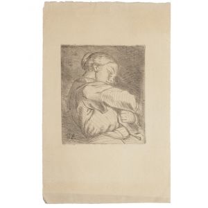  Woman with baby in her arms