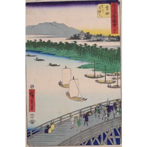 The Great Bridge Over The Toyo River by Utagawa Hiroshige -  Modern Artworks
