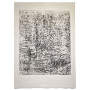 L'ecoulement is an original lithograph on watermarked paper 