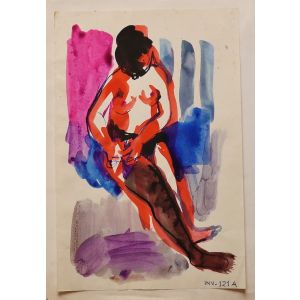 Nude Woman by Leo Guida - Contemporary Artwork