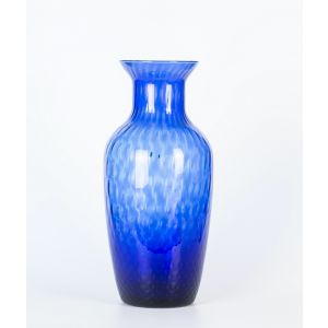 Vintage Crystal Blue Vase