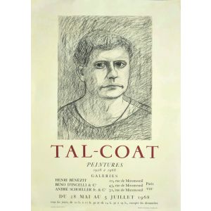 Tal Coat  - Exhibition Poster- Contemporary Artworks