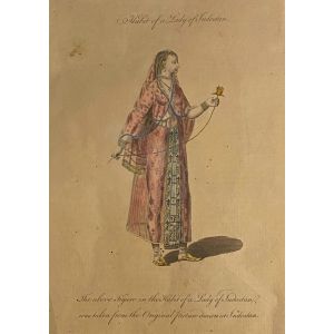 Habit of a lady of Indostan