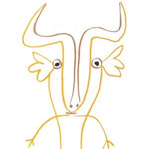 Pablo Picasso - Bull from A même la pierre - Contemporary Artwork