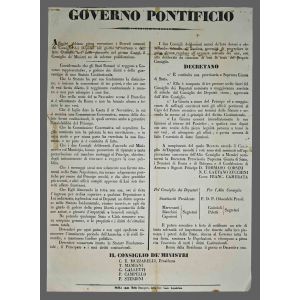 Papal Government Edict