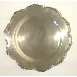 Silver Dish Plate by Anonymous - Decorative Object