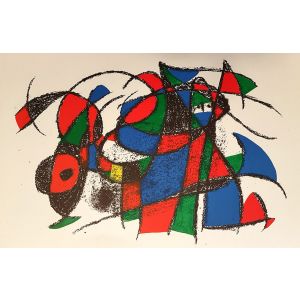 Mirò Lithographe II - Plate III  by Joan Miró (after) - Prints & Multiples