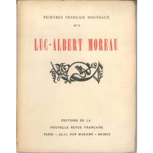 Various Authors, Luc-Albert Moreau, Paris, Nouvelle Revue Française, 1920 - Rare Book
