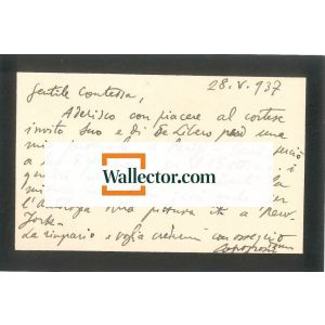 Autograph Notes by Capogrossi