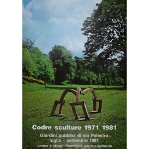 the poster of Codre sculpture  in Milan