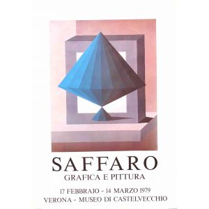 Lucio Saffaro Vintage Poster