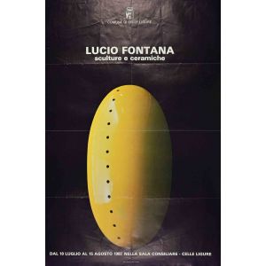 Lucio Fontana- Exhibition Poster 