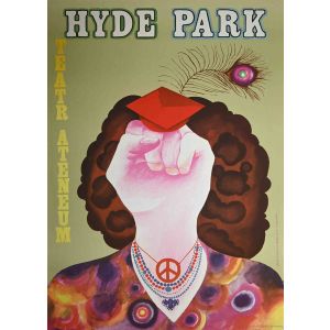 Polish Poster of Hyde Park
