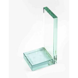 Vintage Glass Bookend by  A&G MARCO