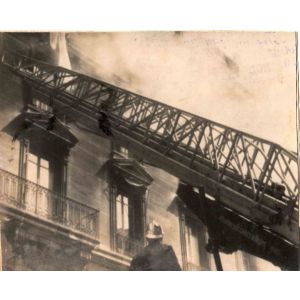 A Burning House, the Vintage Photograph