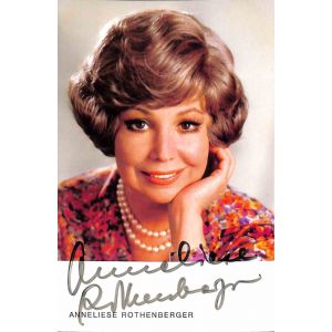 Anneliese Rothenberger Autographed Photograph - SOLD
