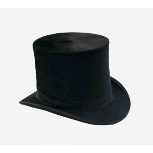 Silk Black Top Hat, 1920s