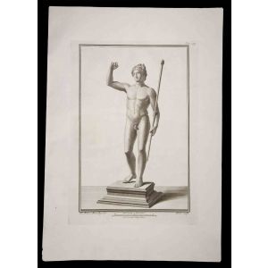 Ancient Roman Statue with the Stick