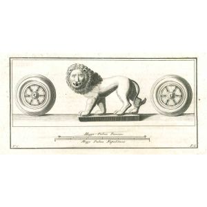 Ancient Roman Lion - Vincenzo Campana - Old Masters