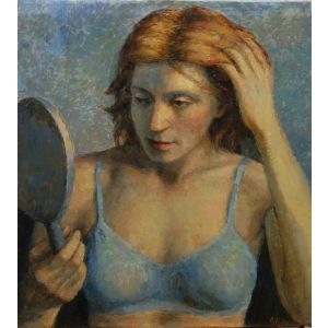 Aurelio Bulzatti - Donna che si specchia - Contemporary Art