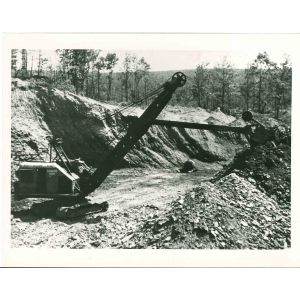 Strip Mining in American Coal - American Vintage Photograph