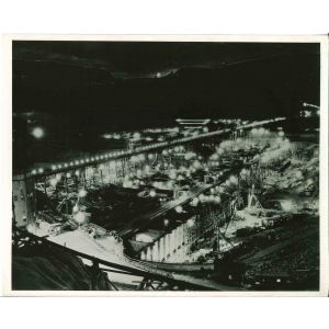 The Grand Coulee Dam - American Vintage Photograph