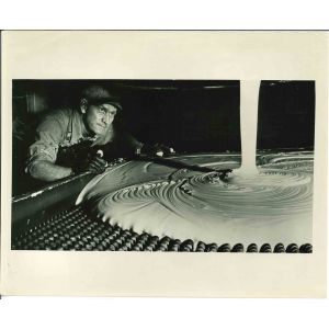 Natural Rubber Helps meet Needs of the U.S. Economy - American Vintage Photograph