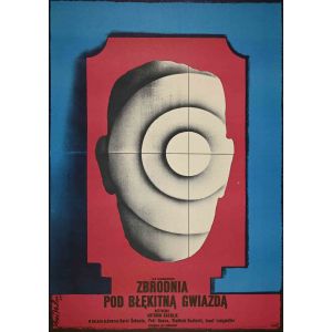 Zbrodnia Pod Blekitna Gwiazda - Vintage Poster
