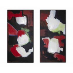 Pair of Abstract Compositions