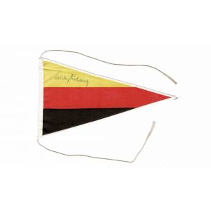 German Pennant Autographed by Ludwig Erhard