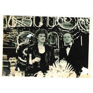 Fiorella Mannoia and Johnny Dorelli - Vintage Photograph