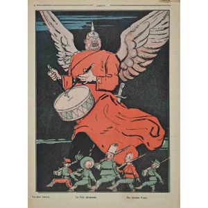L'Asino, Art Magazine, Year 14, no. 51, 1915