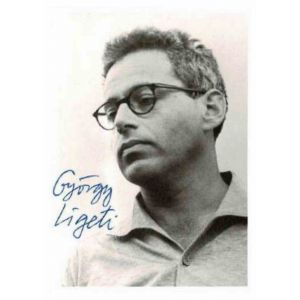 Photographic Portrait and Autograph of György Ligeti - Original Photographs