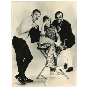 Gewer Champion, Julie Andrews and Harry Belafonte - Vintage Photo