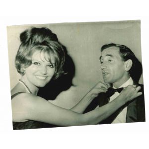 Claudia Cardinale and Charles Aznavour