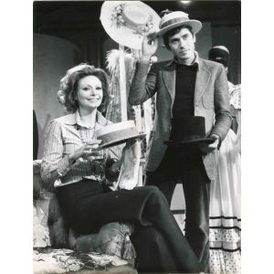 Gianni Morandi and Claudie Lange - Vintage Photo
