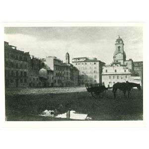 The Historical  Roman Square - Vintage Photograph