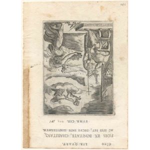 Four Engravings from 'Emblemi di Achille Bocchi'