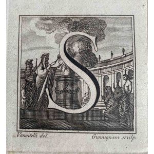 Antiquities of Herculaneum  - Letter of the Alphabet S