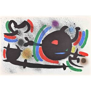 Miró Lithographe I - Plate X