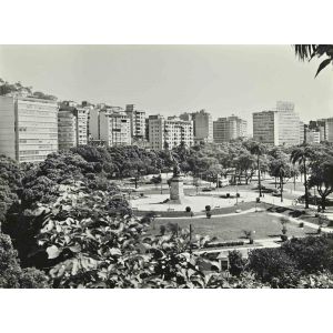 Rio de Janeiro Garden of Glory - Vintage b/w Photo   