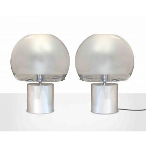 Pair of  Porcino Table Lamps