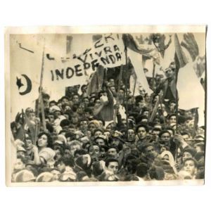War in Algeria - Manifestation  