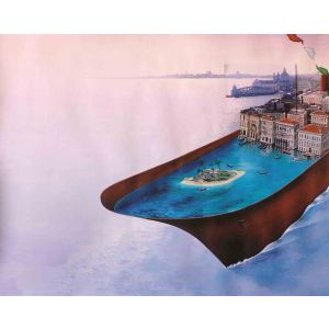 Dario Cusani - Venice that is leaving 2 - Venezia che se ne va 2 - Contemporary Artwork 